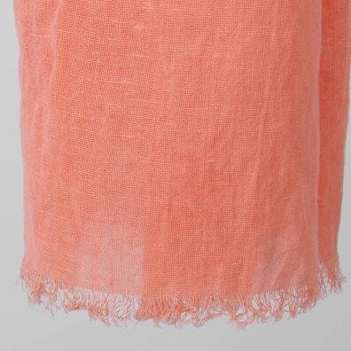 Pellava puuvilla persikka huivi