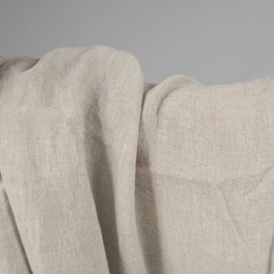 Pellavakangas beige leveä pesty, leveys 285cm