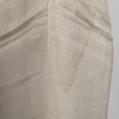 Pellavakangas harso luonnonharmaa kevyt, läpinäkyvä, avoin kudos