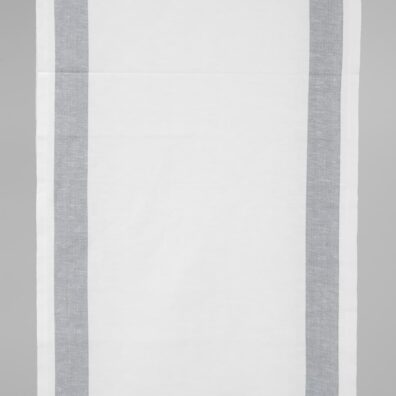 Puolipellavainen keittiöpyyhe kangas harmailla raidoilla