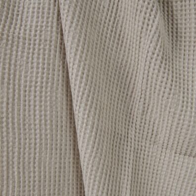 Beige puolipellavainen vohveli pesty, metreittäin