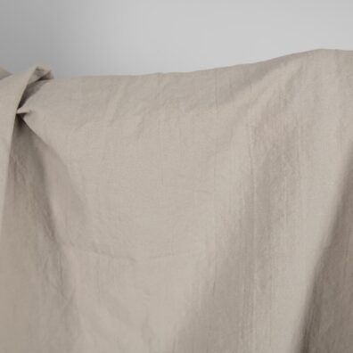 Puolipellavakangas beige melanssi pesty, pehmeä, joustava, ihoystävällinen