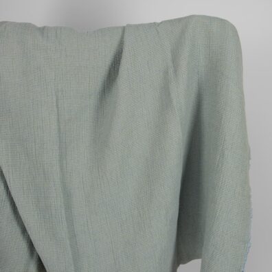 Puolipellavainen kangas vohveli sinertävän vihreä pesty