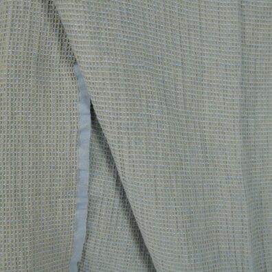 Puolipellavainen kangas vohveli sinertävän vihreä pesty pyyhkeitä, kylpytakkeja varten