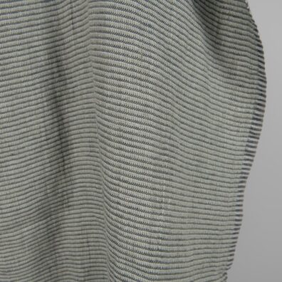 Pellavakangas harmaanvihertävä kuvioitu pesty, pehmeä, joustava, ihoystävällinen