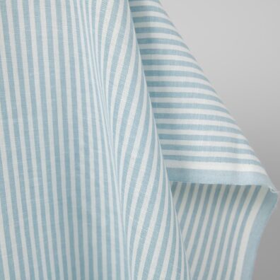 Puolipellavakangas vaalean turkoosi raidallinen leveä, leveys 220cm