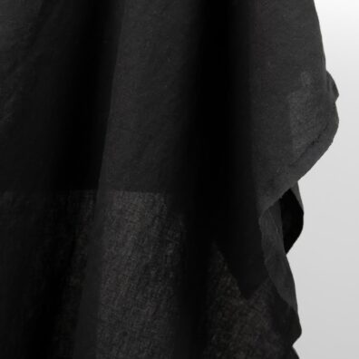 Puolipellavakangas musta pesty, leveys 145cm