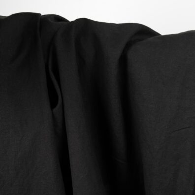 Puolipellavakangas musta pesty, pehmeä, joustava, ihoystävällinen