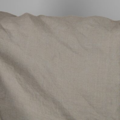 Pellavakangas sinertävän beigeä melanssi pesty, leveys 145cm