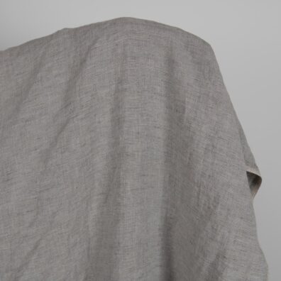 Pellavakangas harmaa melanssi pesty, leveys 145cm