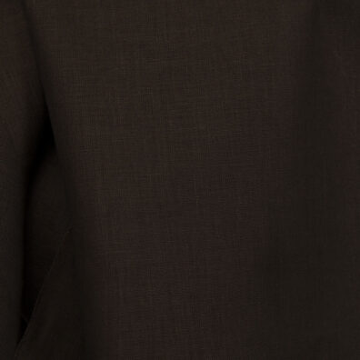 Pellavakangas tummanruskea vaatteiden ompeluun, kodintekstiilit