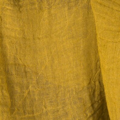 Pellavakangas harso keltavihreä pesty