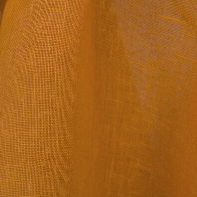 Harso pellavakangas oranssi kevyt, läpinäkyvä, avoin kudos