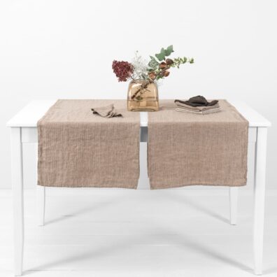 ALMOND ruskea pellava kaitaliina