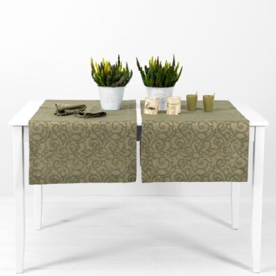 ATLANTA harmaanvihreä puolipellava kaitaliina