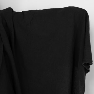 Puolipellavakangas musta leveä pesty