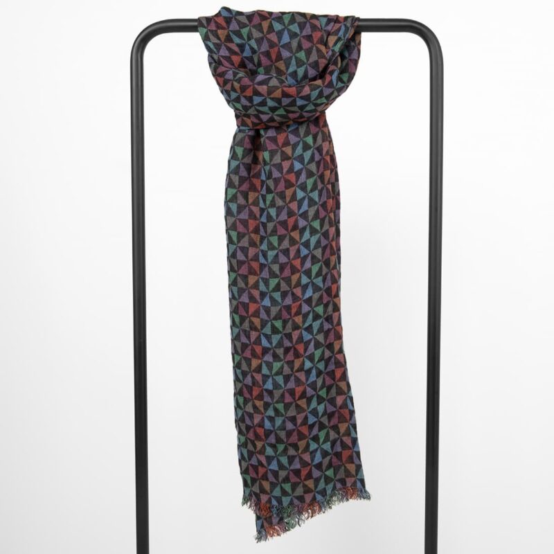 MOLI monivärinen pellavahuivi