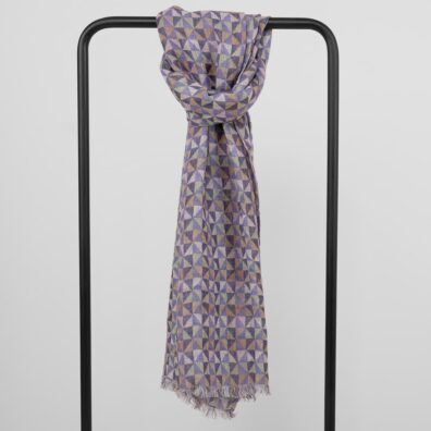 MOLI violetti pellavahuivi