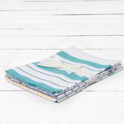 pellavapuuvillainen keittiöpyyhesarja eri väreissä