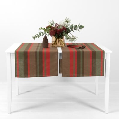 MIMOSA puolipellava kaitaliina vihreä-punainen