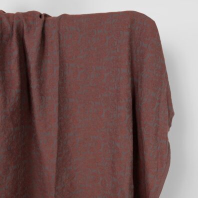 Puolipellavakangas harmaa-ruskea kuviollinen pesty