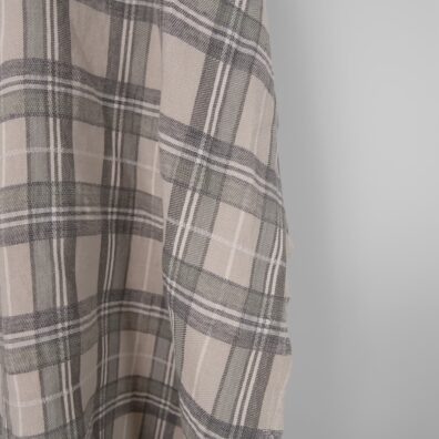 Puolipellavakangas beige ruudullinen pesty, leveys 170cm