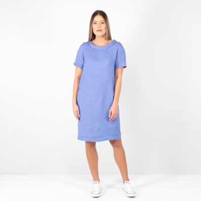 MATILDE sininen pellava mekko