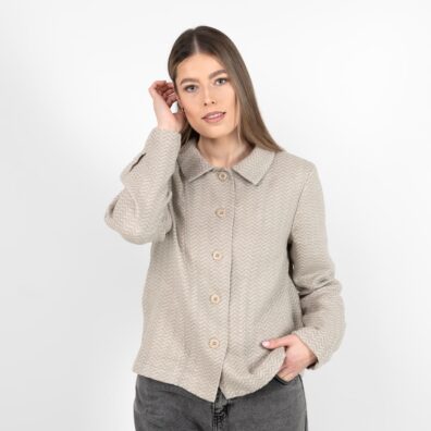 LIMA puolipellavatakki beige