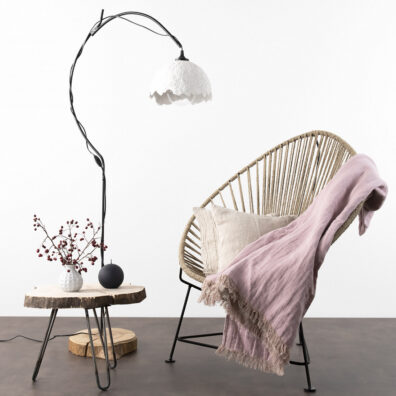 LILE puolipellava huopa lilanvärinen