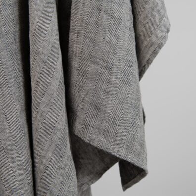 Pellava pyyhe harmaa kalanruotokudos