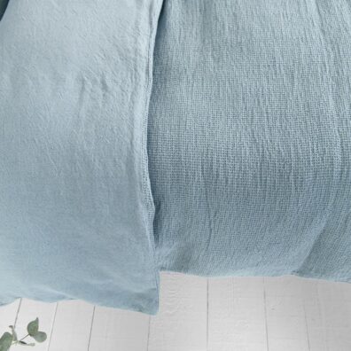 ROYAL sinertävä puolipellavainen pussilakana vetoketjulla