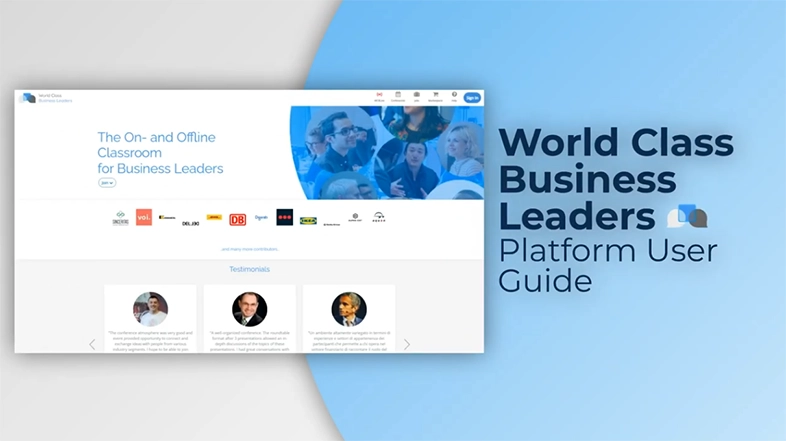 How to use the platform