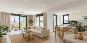 Modern apartment in a well-maintained complex with communal pool and sea views in Portocolom (Thumbnail 3)