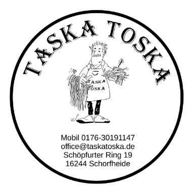 Logo Foodtruck Taska Toska on Road