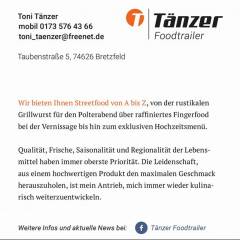 Impressionen Tänzer Foodtrailer