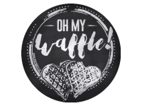 Logo Foodtruck Oh My Waffle!