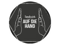 Logo Foodtruck Sandwiches - Auf die Hand
