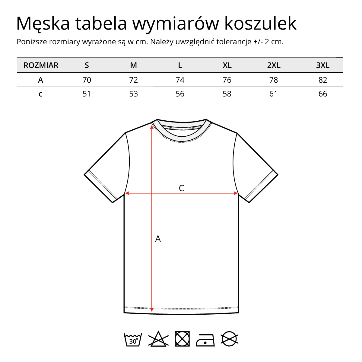 tabela rozmiarów