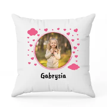 Poduszka personalizowana dla dziecka ze zdjęciem prezent na Dzień Dziecka