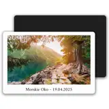 Magnes ze zdjęciem na lodówkę 10x7 cm panorama z napisem