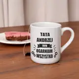 Personalizowany kubek z własnym zdjęciem dla taty na Dzień Taty