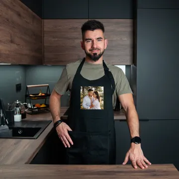 Fartuch kuchenny ze zdjęciem własnym nadrukiem full foto