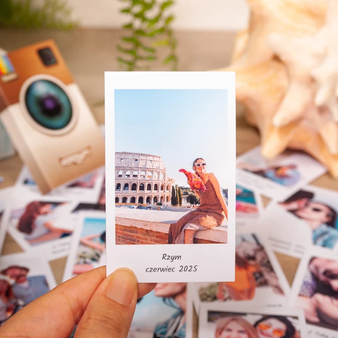 Zdjęcia polaroid mini z wakacji na pamiątkę z wakacji odbitki 40 sztuk
