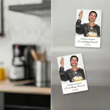 Foto magnes ze zdjęcia na 60 urodziny podziękowanie dla gości 10x7 cm wykończenie matowe
