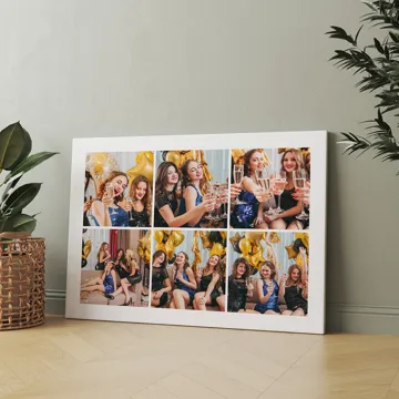Fotoobraz kolaż zdjęć na płótnie prezent na urodziny 40x30 cm