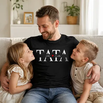 Koszulka dla Taty na Dzień Taty z imionami dzieci