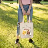 Personalizowana torba ze zdjęciem nadrukiem prezent na urodziny