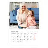 Fotokalendarz na prezent dla Dziadków 13-stronicowy duży format A3+ Twoje zdjęcia