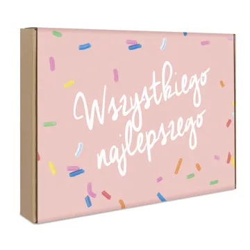 Opakowanie prezentowe wszystkiego najlepszego