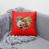 Poduszka ze zdjęciem na Walentynki dla pary zakochanych